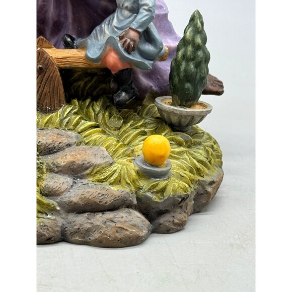 African American Guardian Angel Figurine Children On Seesaw Christmas decor - Picture 8 of 13